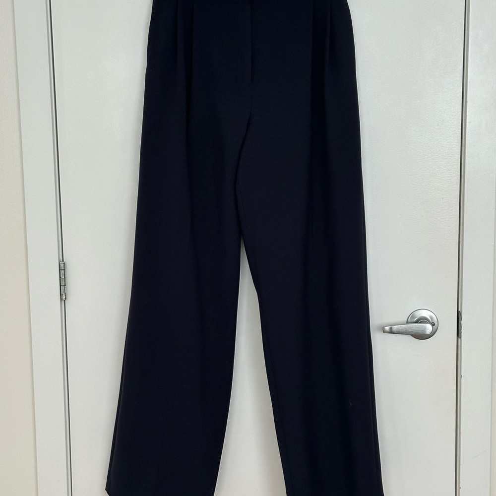 Babaton Classic Black Wide-Leg Trousers